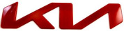 Шильдик эмблема автомобильный SHKP KIA R15 "Киа новая" красная размер 150*35мм
